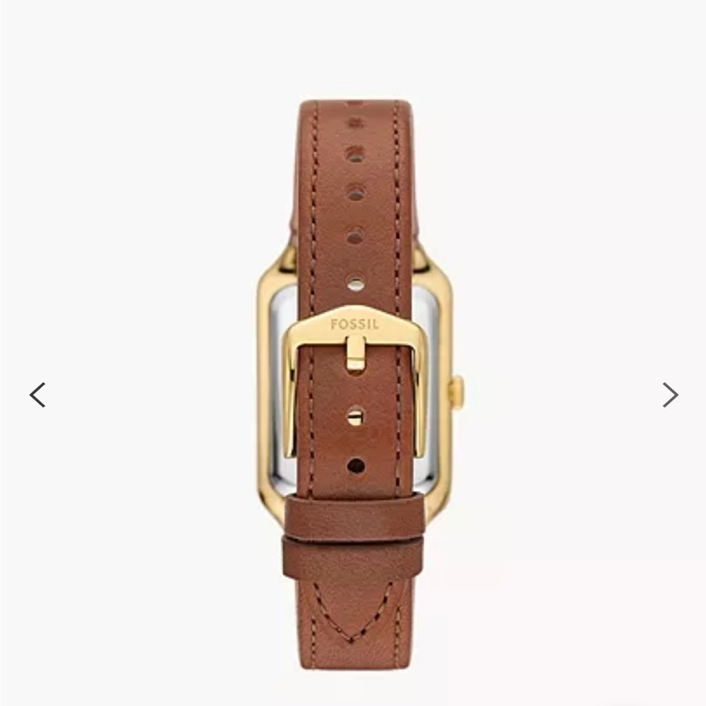 COPY - Fossil watch: Raquel Three-Hand Date Medium Brown Leather Watch - Picture 2 of 5